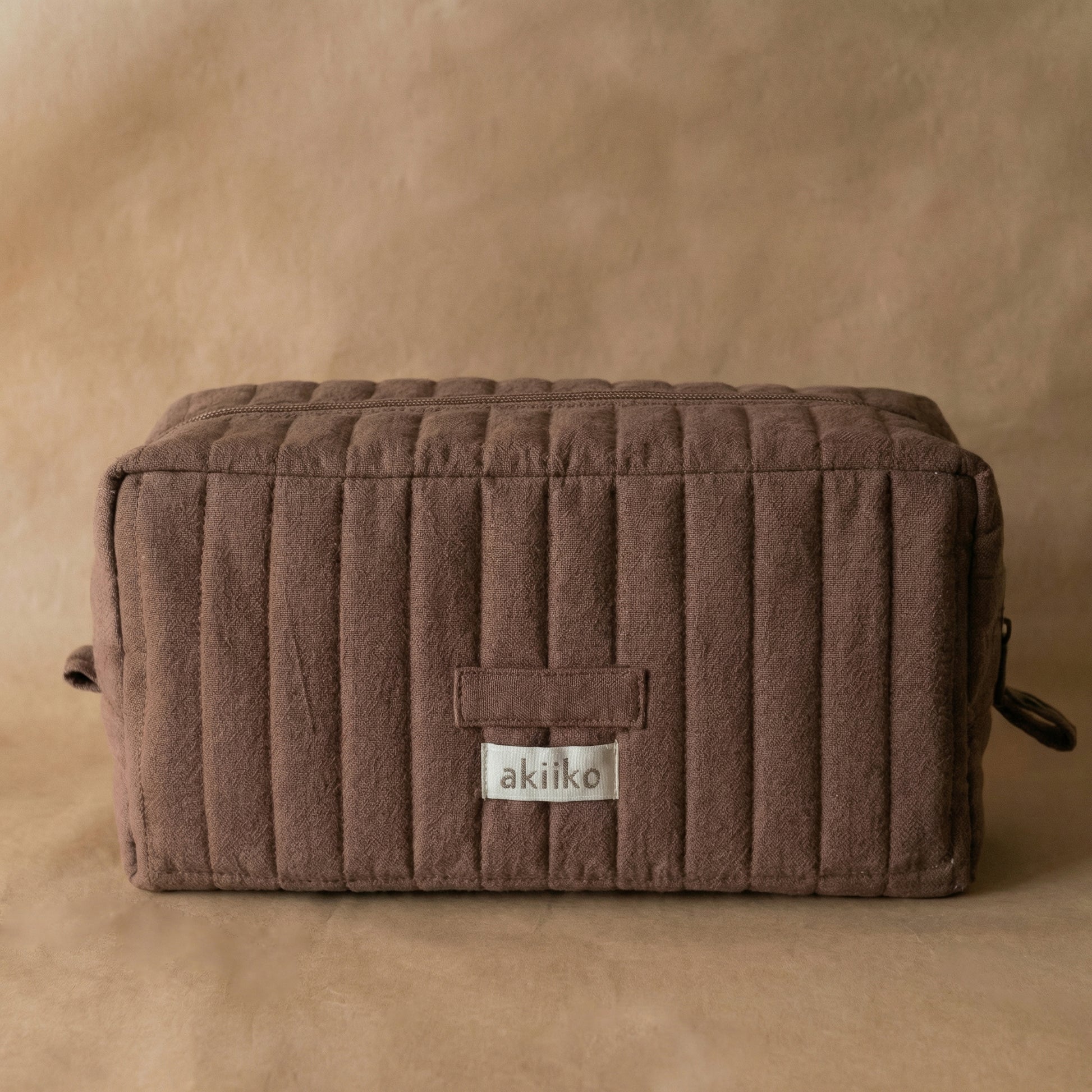Espresso Long Pouch for Hair Styling Tools - akiiko 8