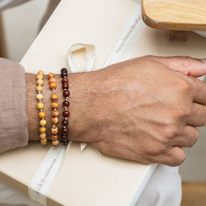 Sacred Bead Rakhi Trio (3 Rakhis)
