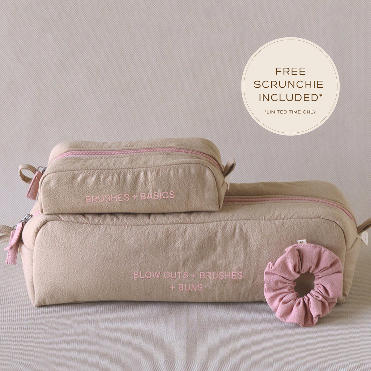 Gentle Puff Hair Pouch Duo
