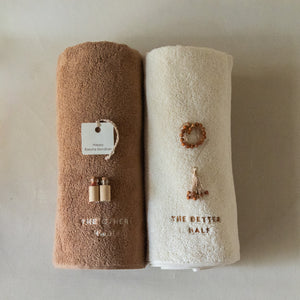 Soft Embrace:  Luxury Towel Rakhi Gift Set