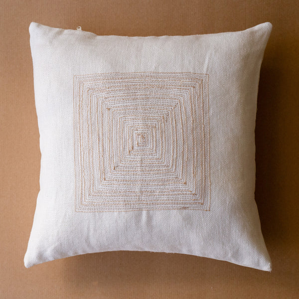 Linen Square Festive Cushion Cover