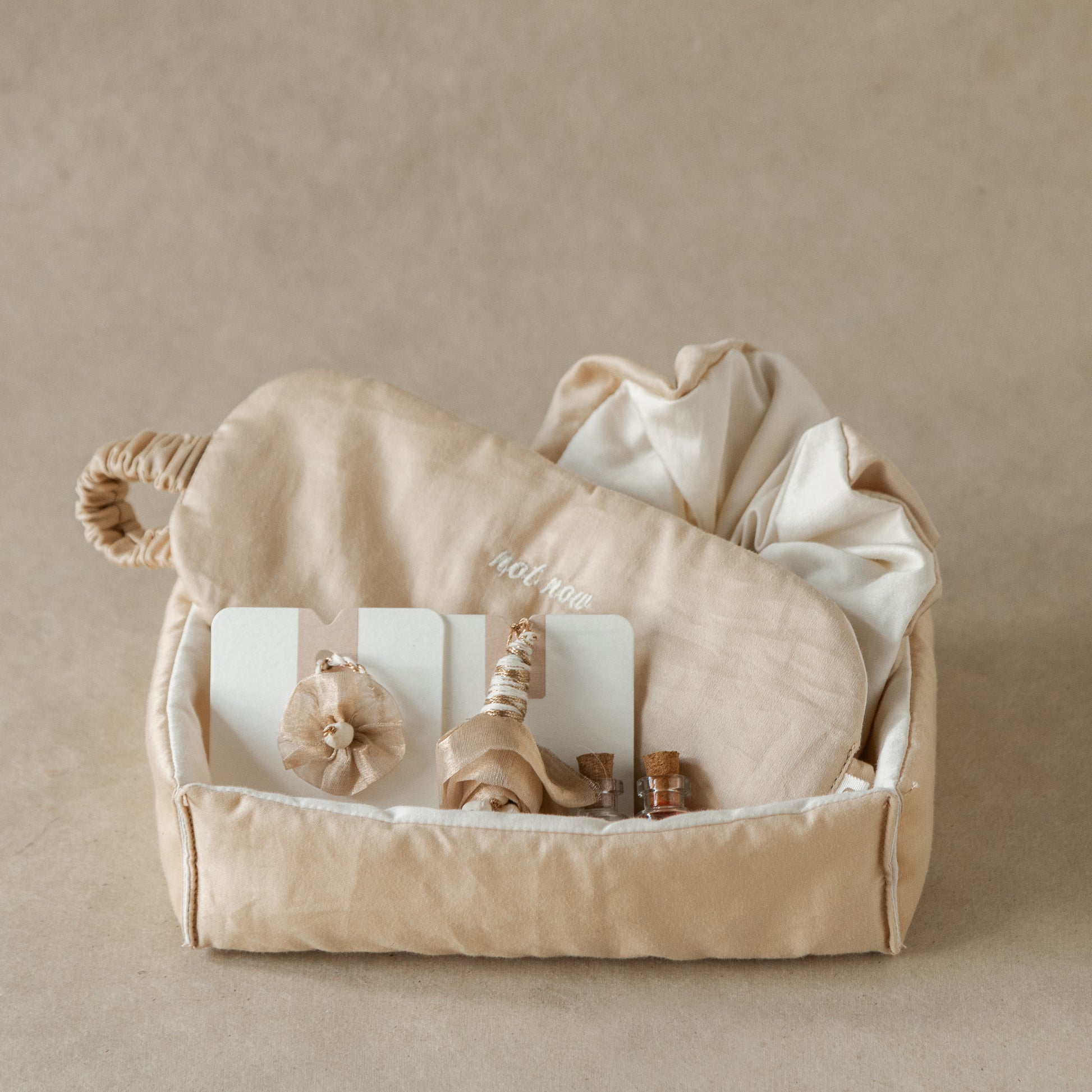 Soft Satin: Restful Rakhi Gift Set
