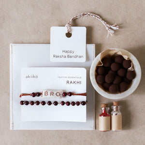 Deep Bonds Rakhi + Chocolate Set ( 2 Rakhis )