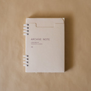 Archive Note - A6 Spiral Notebook
