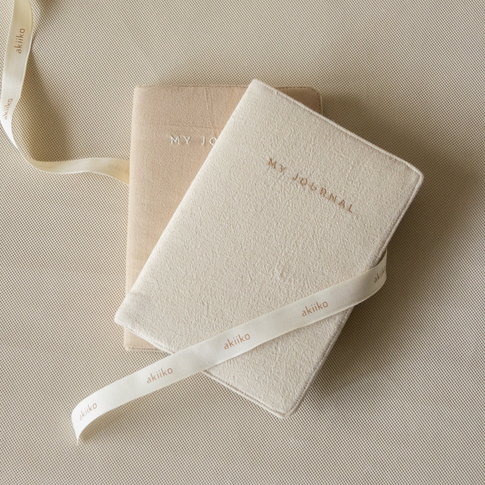 Neutral Crinkle Journal Duo