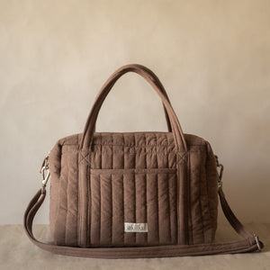 Espresso Crinkle Duffle Bag