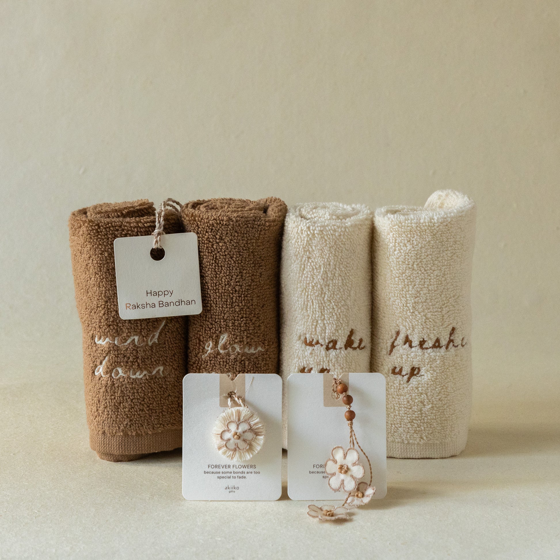 Cosy Comfort: Luxury Towels Rakhi Gift Set