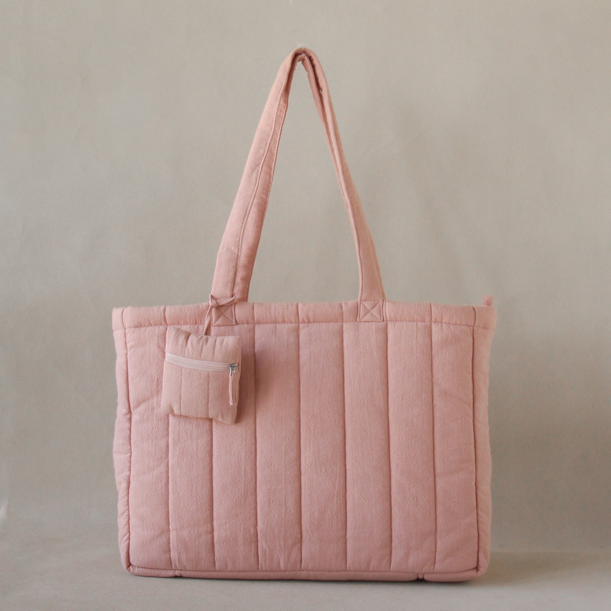 Crinkle Stripe Tote Bag