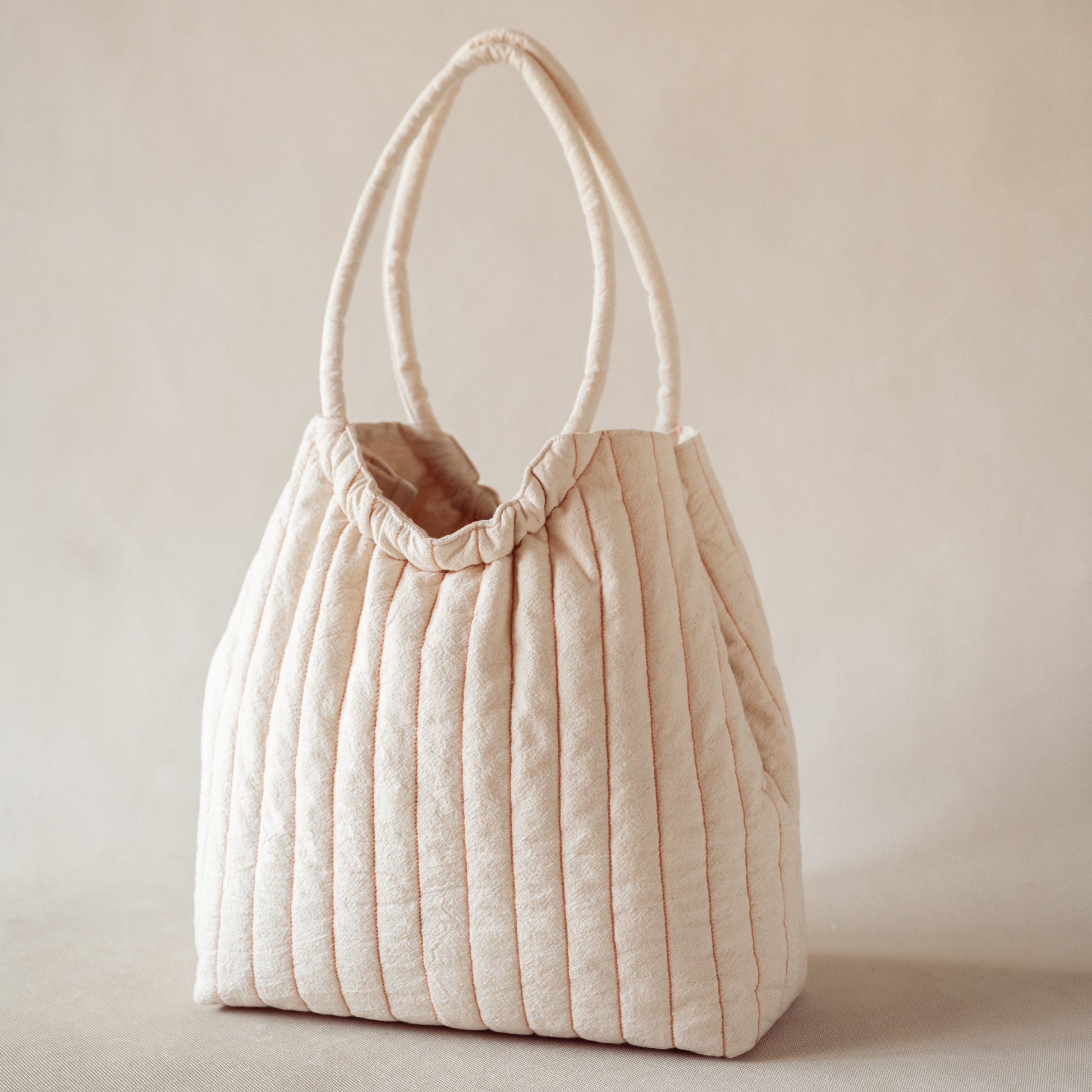 Rosette Ruched Bag