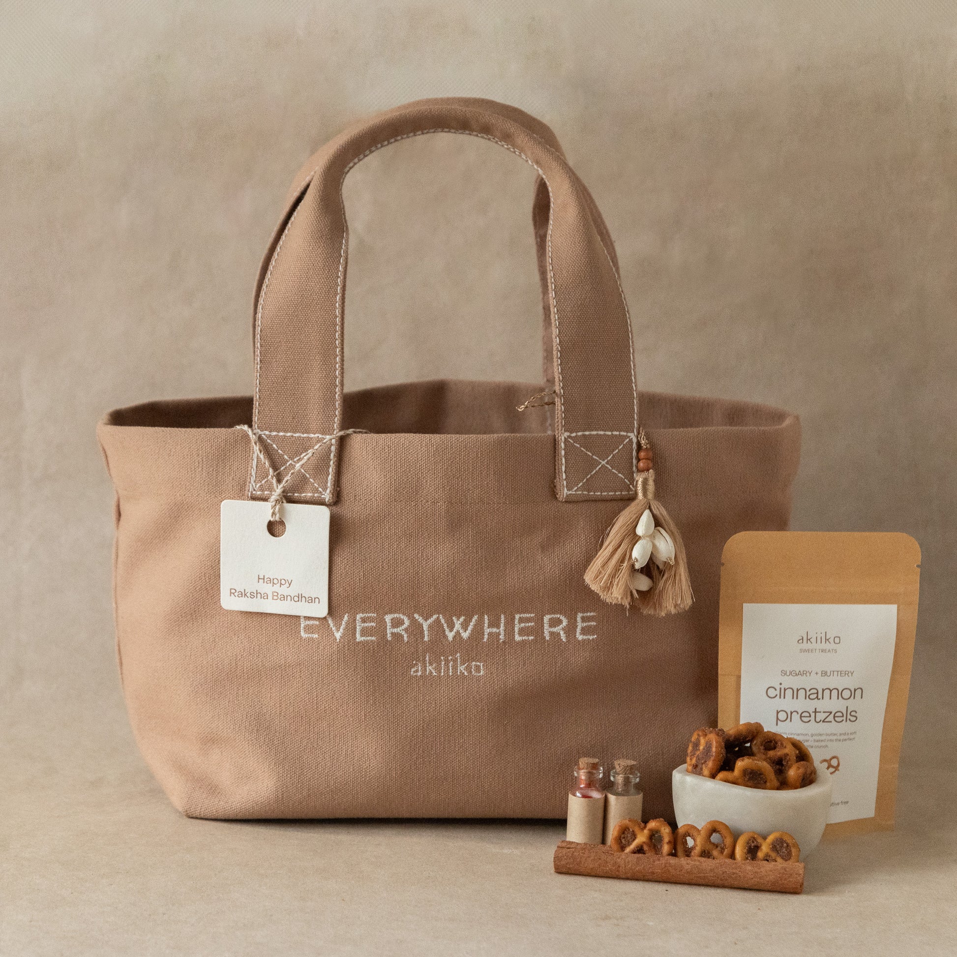 Warmth Everywhere: Tote Rakhi Gift Set