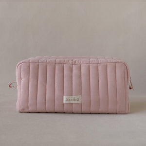 Crinkle Sectioned Long Pouch for Hair Supplies
