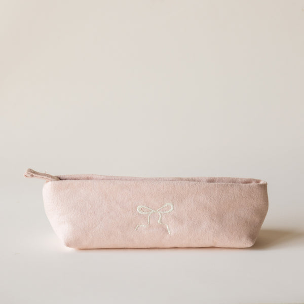 Soft Bow Stationery Pouch