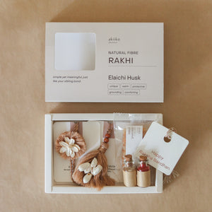 Elaichi Husk Rakhi Duo (1 rakhi, 1 lumba)