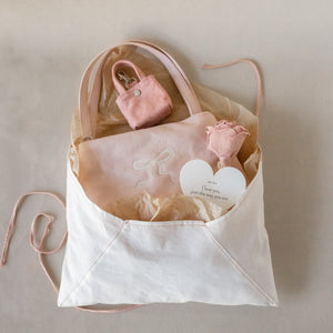 On a Date' Bag + Charm Gift Set with Rose (gelee)