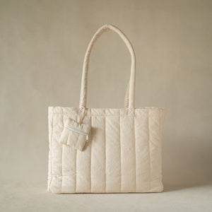 Crinkle Stripe Tote