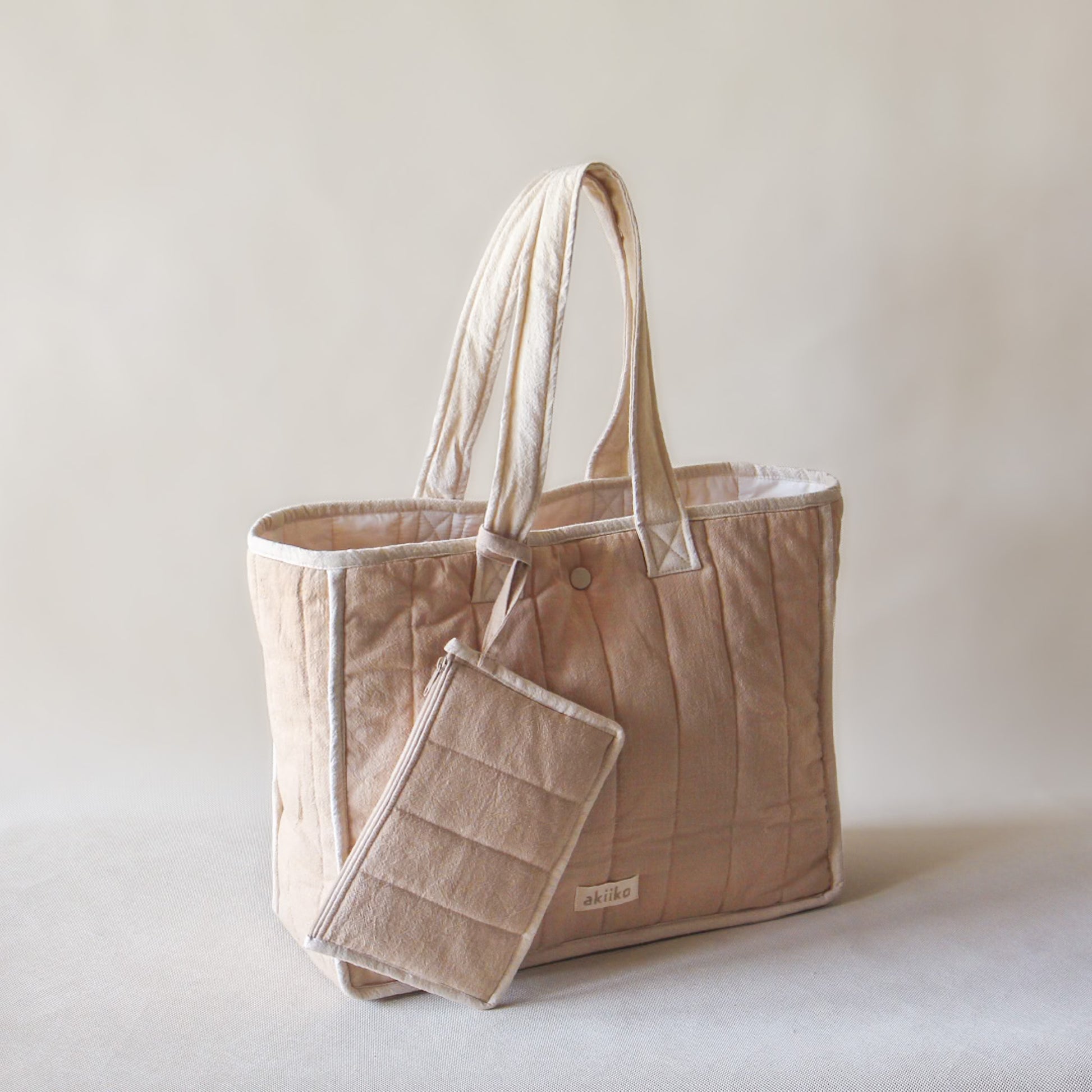 Crinkle Outline Tote Bag - akiiko 2