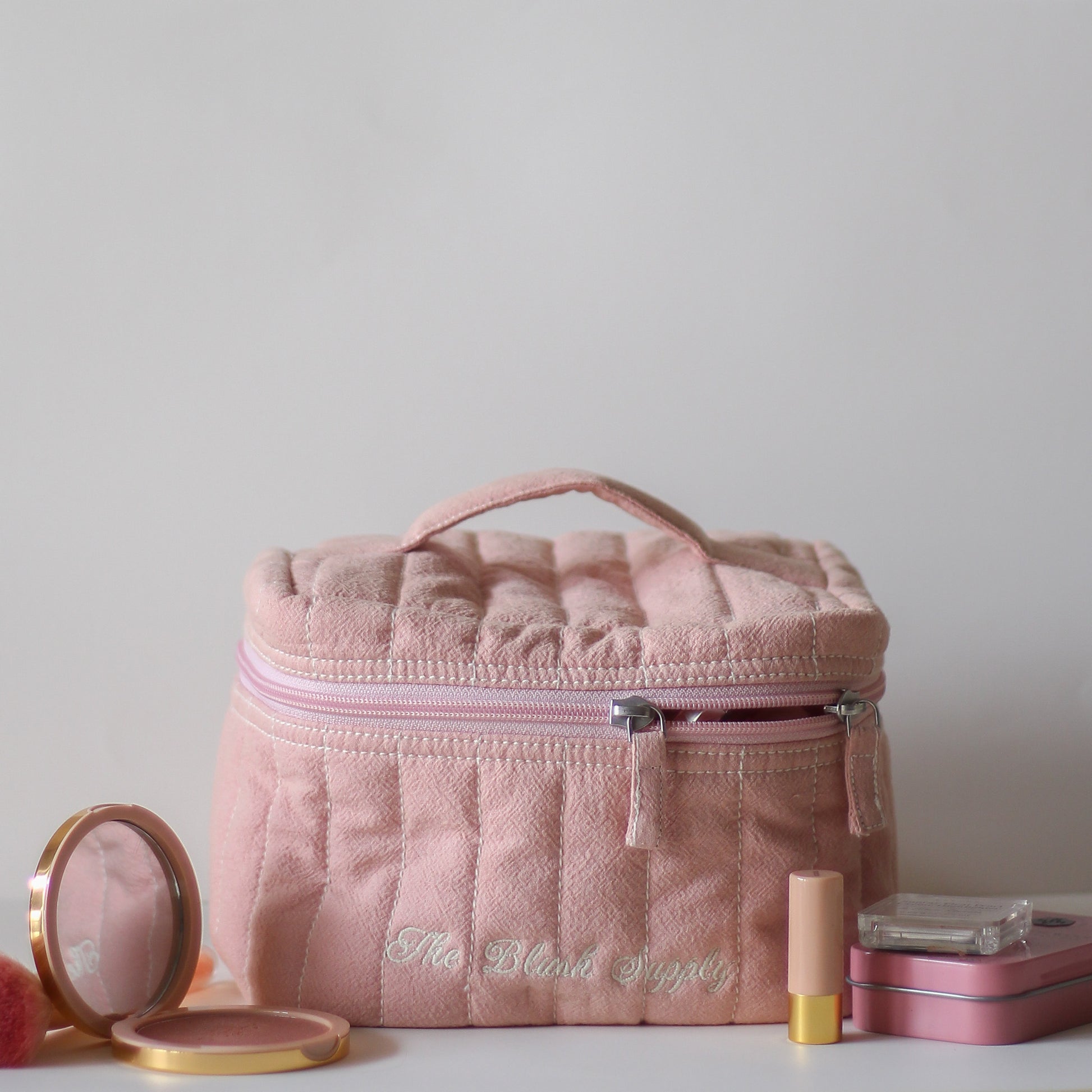 Sorbet 'The Blush Supply' Makeup Vanity Pouch (midi)