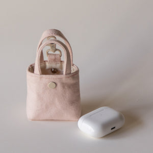 Soft Date Mini Bag charm - Powder