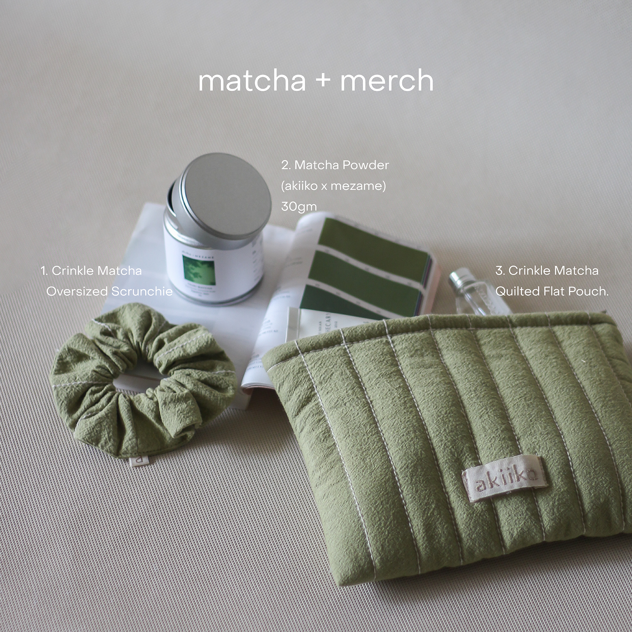 Matcha Merch Set Default Title – Eco Cotton Product | Akiiko – akiiko