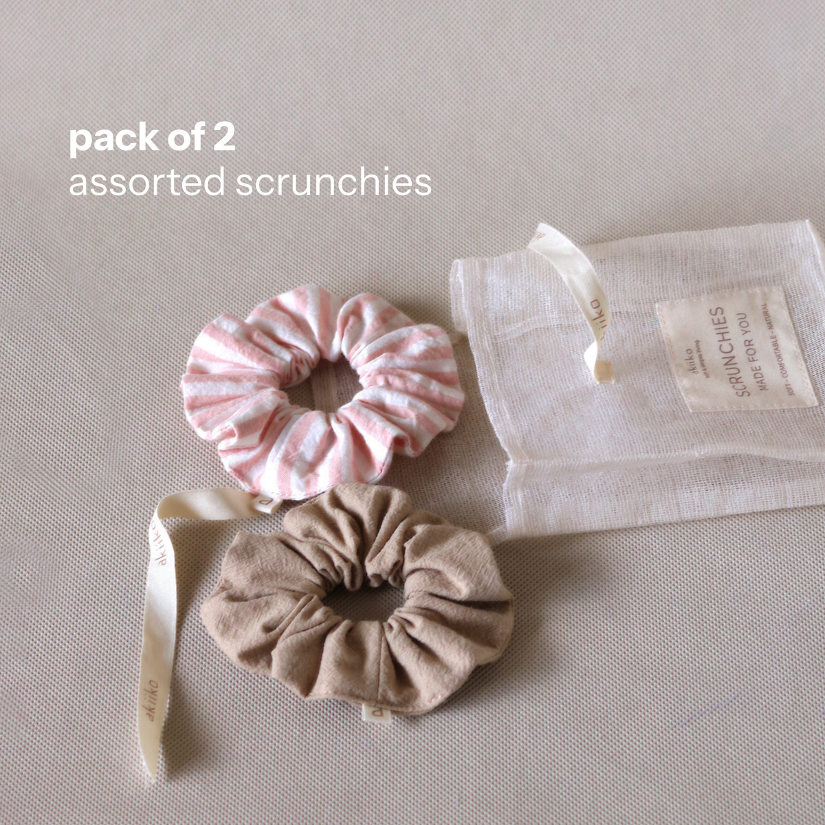 Sweet Puff Scrunchie Duo