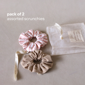 Sweet Puff Scrunchie Duo