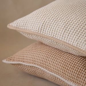 Pique Waffle Outline Cushion Cover