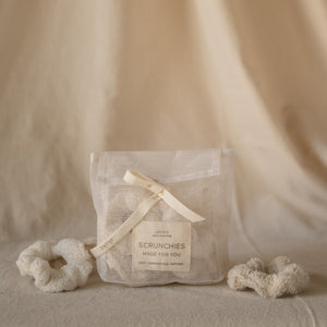 Dolce Vanilla Scrunchies (pack of 6)