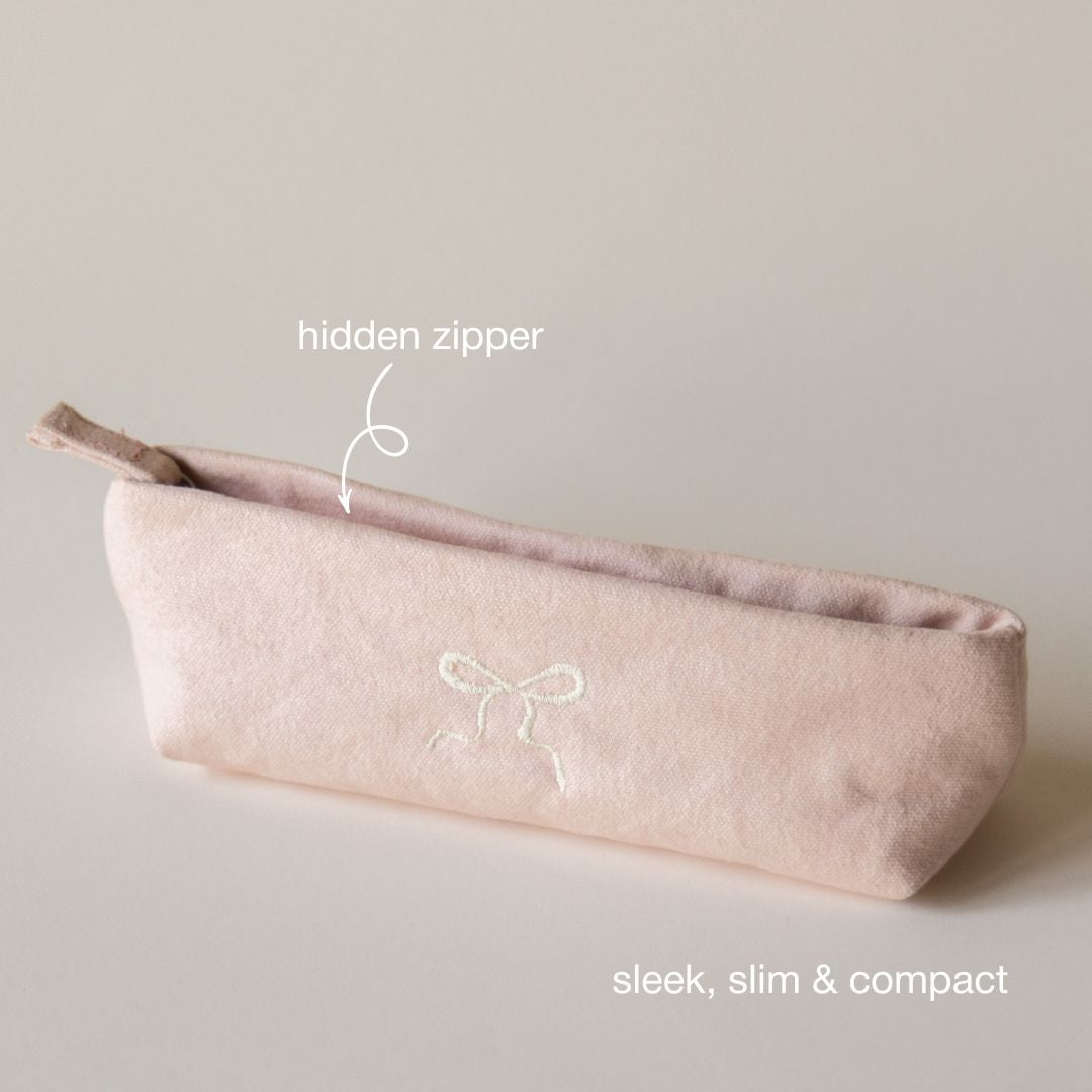 Soft Bow Stationery Pouch