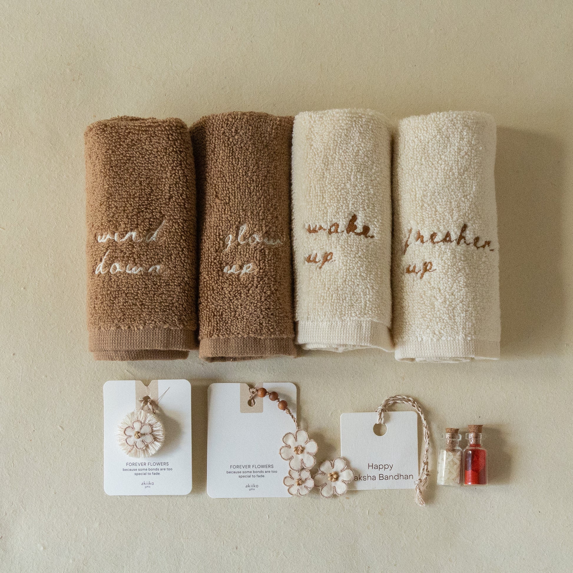 Cosy Comfort: Luxury Towels Rakhi Gift Set