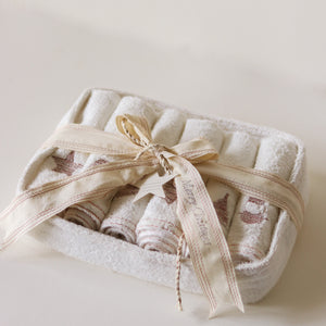 Snowy Face Towel Tray (pack of 6)