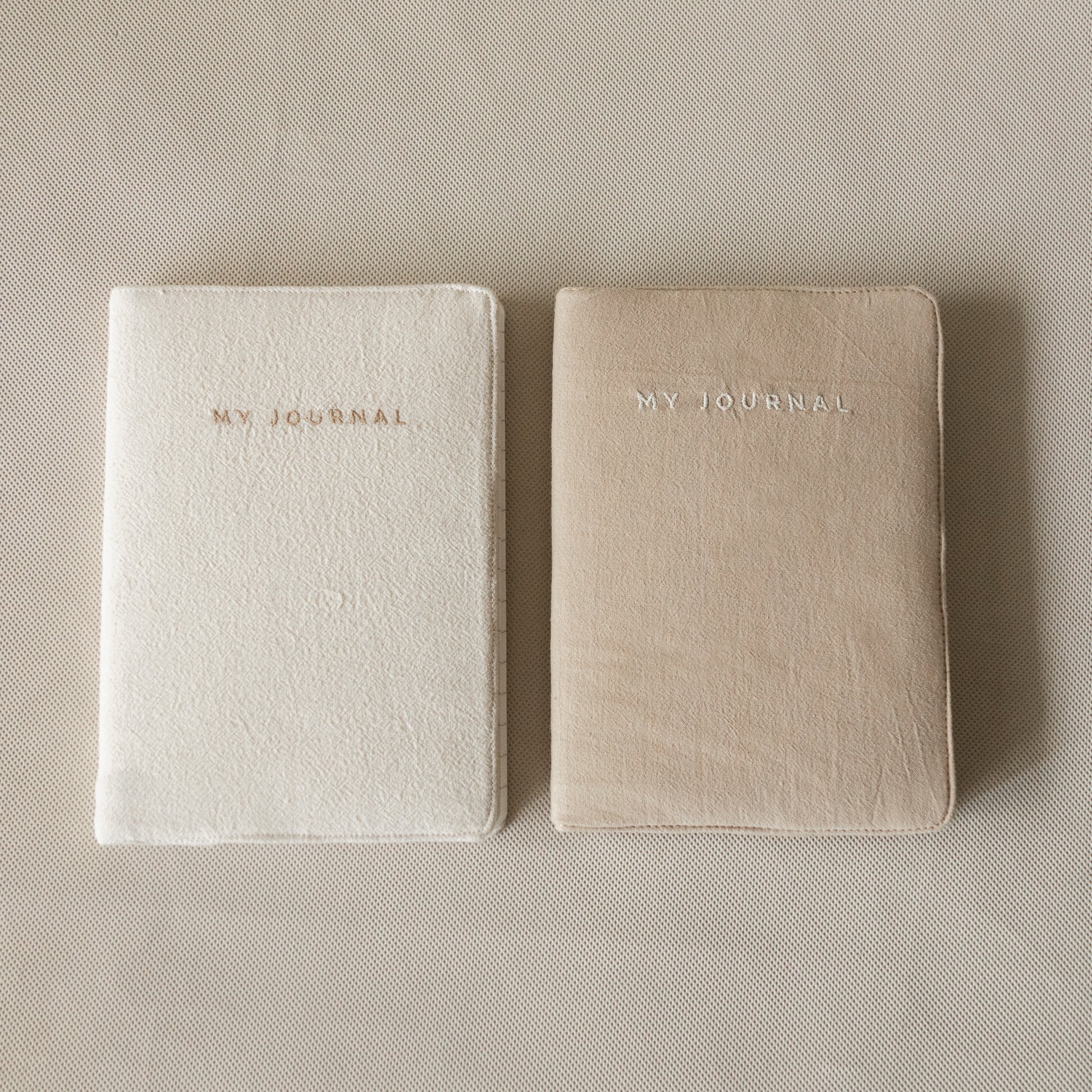 Neutral Crinkle Journal Duo