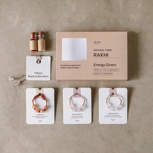Crystal Harmony Rakhi Trio  (3 rakhis)