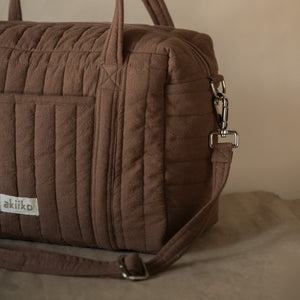Espresso Crinkle Duffle Bag