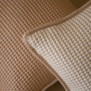 Pique Waffle Outline Cushion Cover