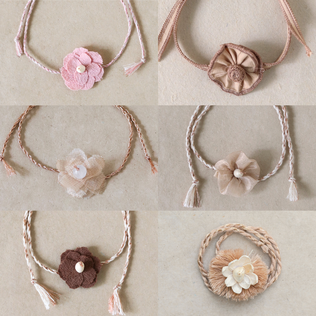 Flower Garden Assorted Rakhi Set  (6 rakhis)