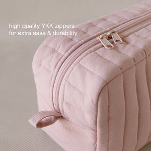 Crinkle Sectioned Long Pouch for Hair Supplies