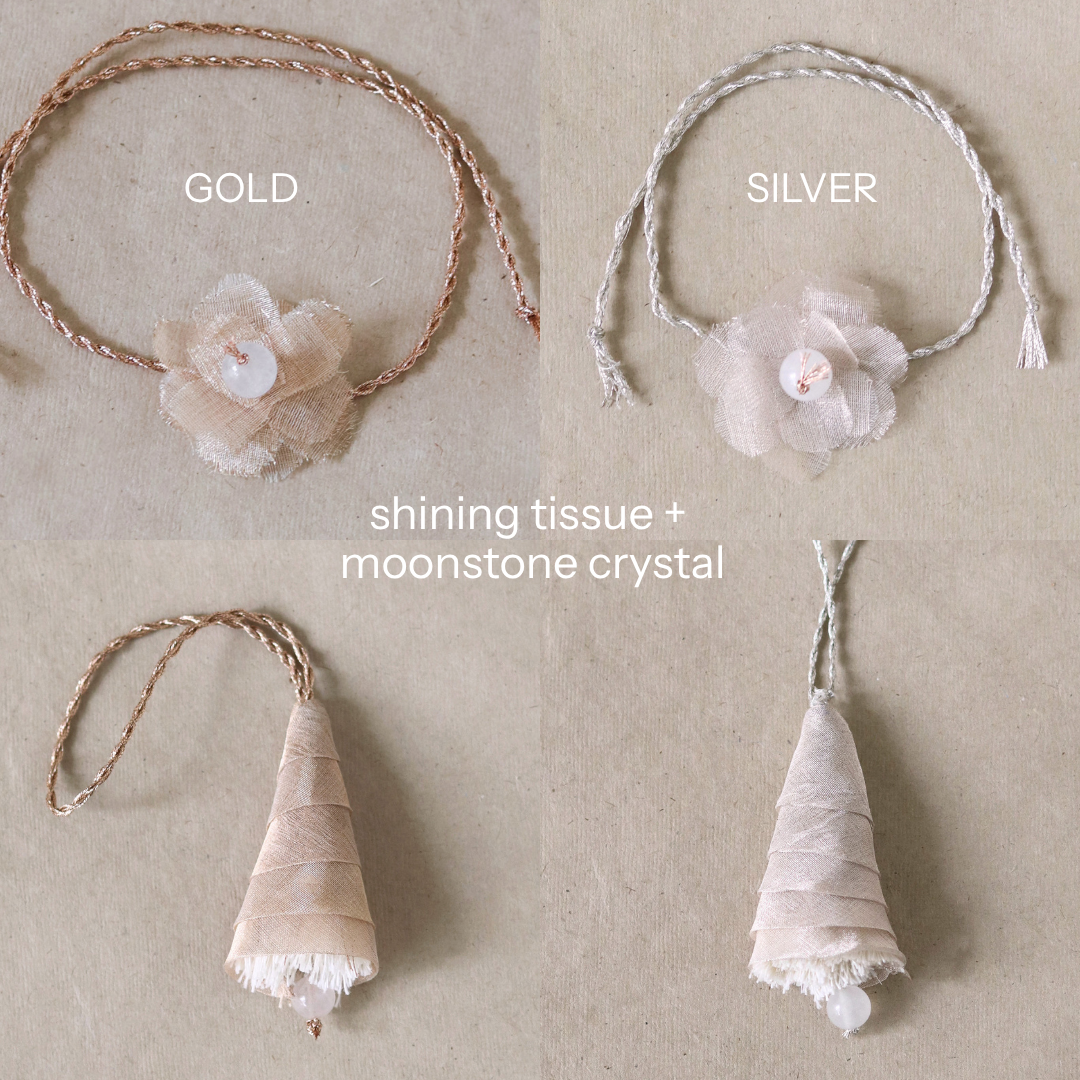 Moonstone Shine Rakhi Set  (2 rakhis, 2 lumbas)