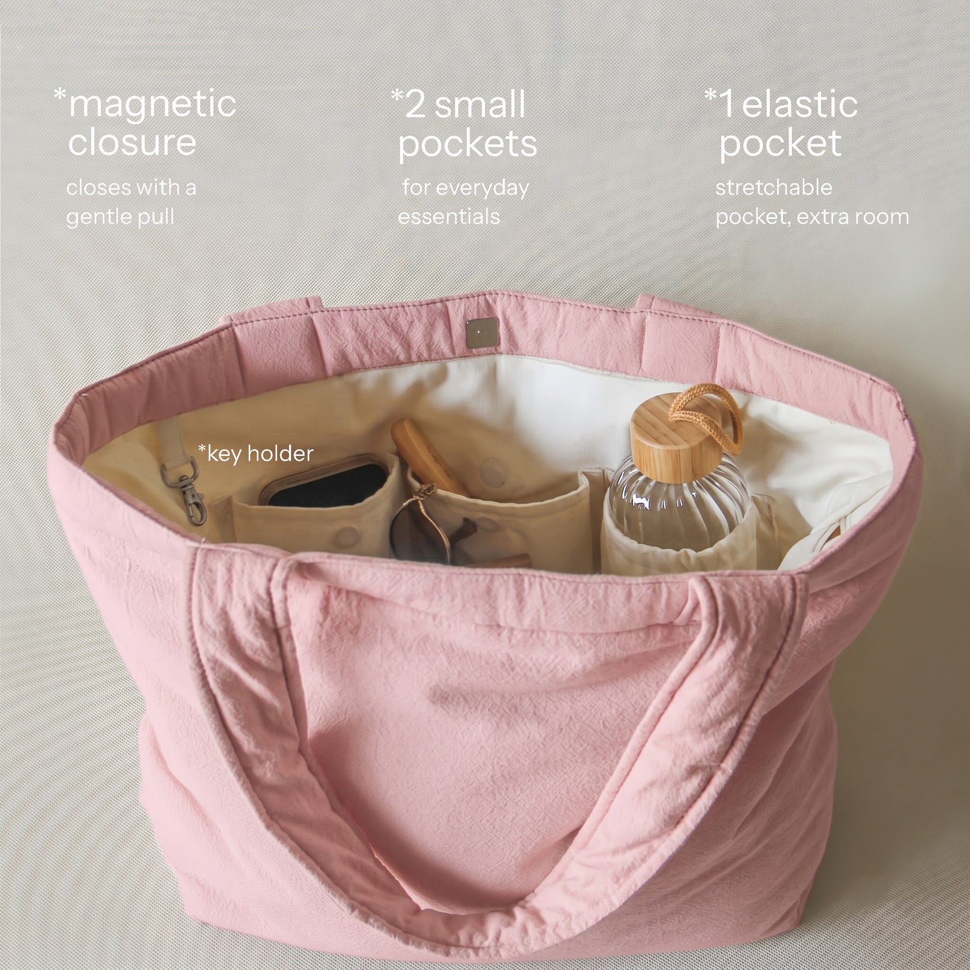Crinkle Treat Tote Bag  (grande)