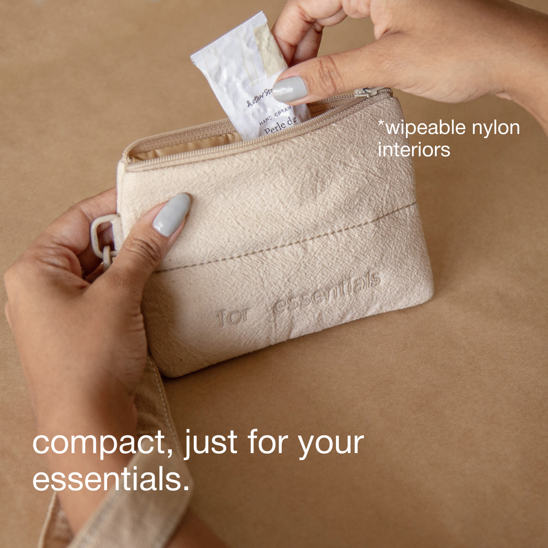 Crinkle Flat Pouch (Mini) With Wristlet - akiiko 3