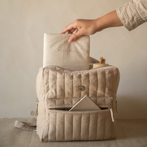 Wheat Crinkle Mini Backpack