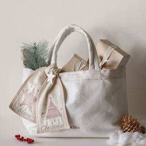 Holiday Scarf Gift Tote