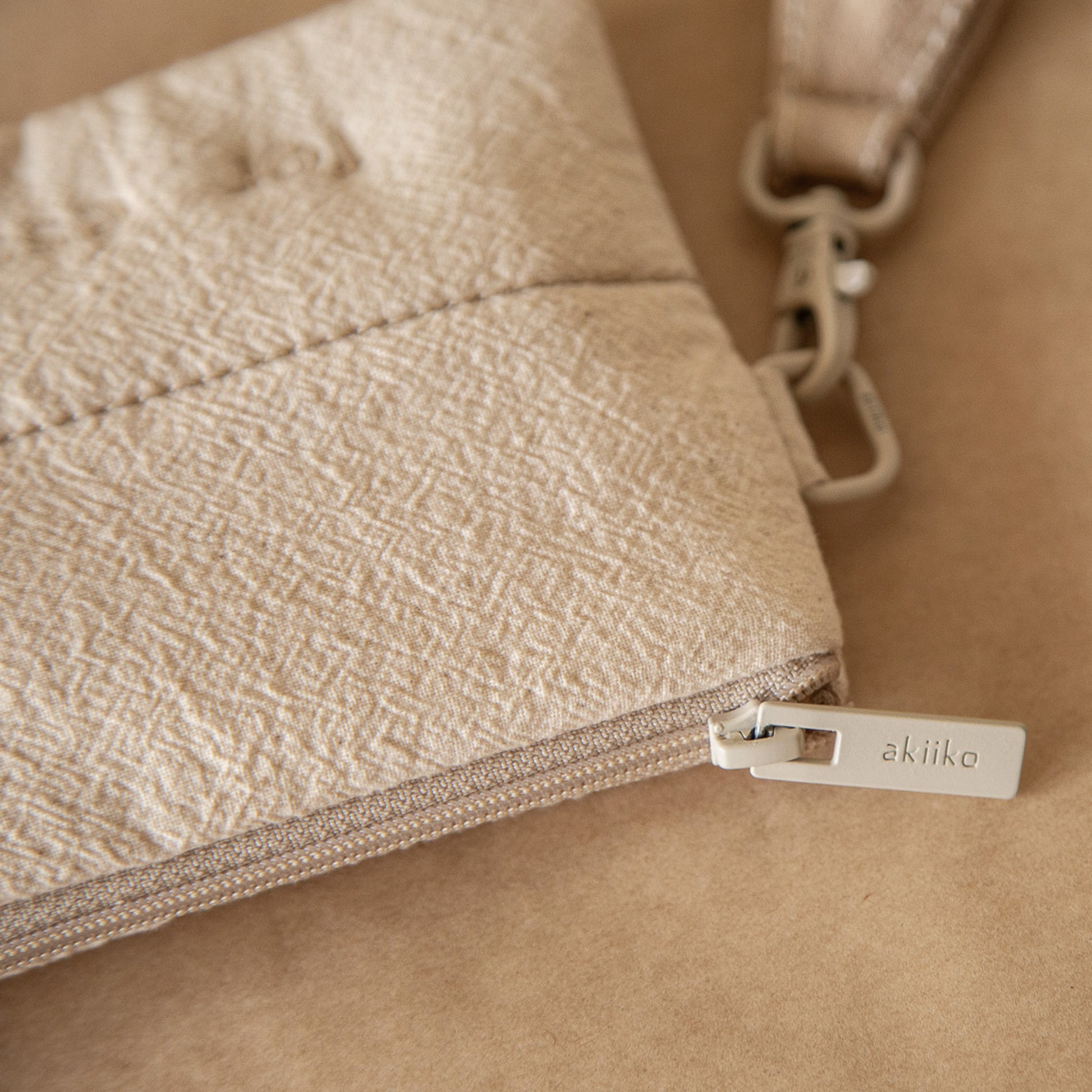 Crinkle Flat Pouch (Petit) With Wristlet - akiiko 9