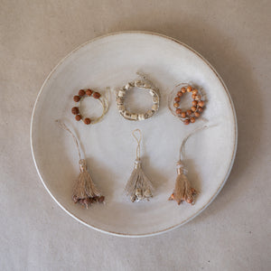 Assorted Sacred Bead Rakhi Set (3 rakhis, 3 lumbas)
