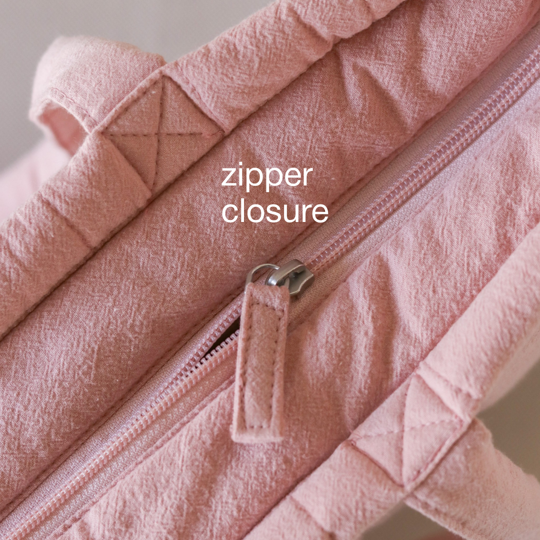 Crinkle Stripe Tote Bag