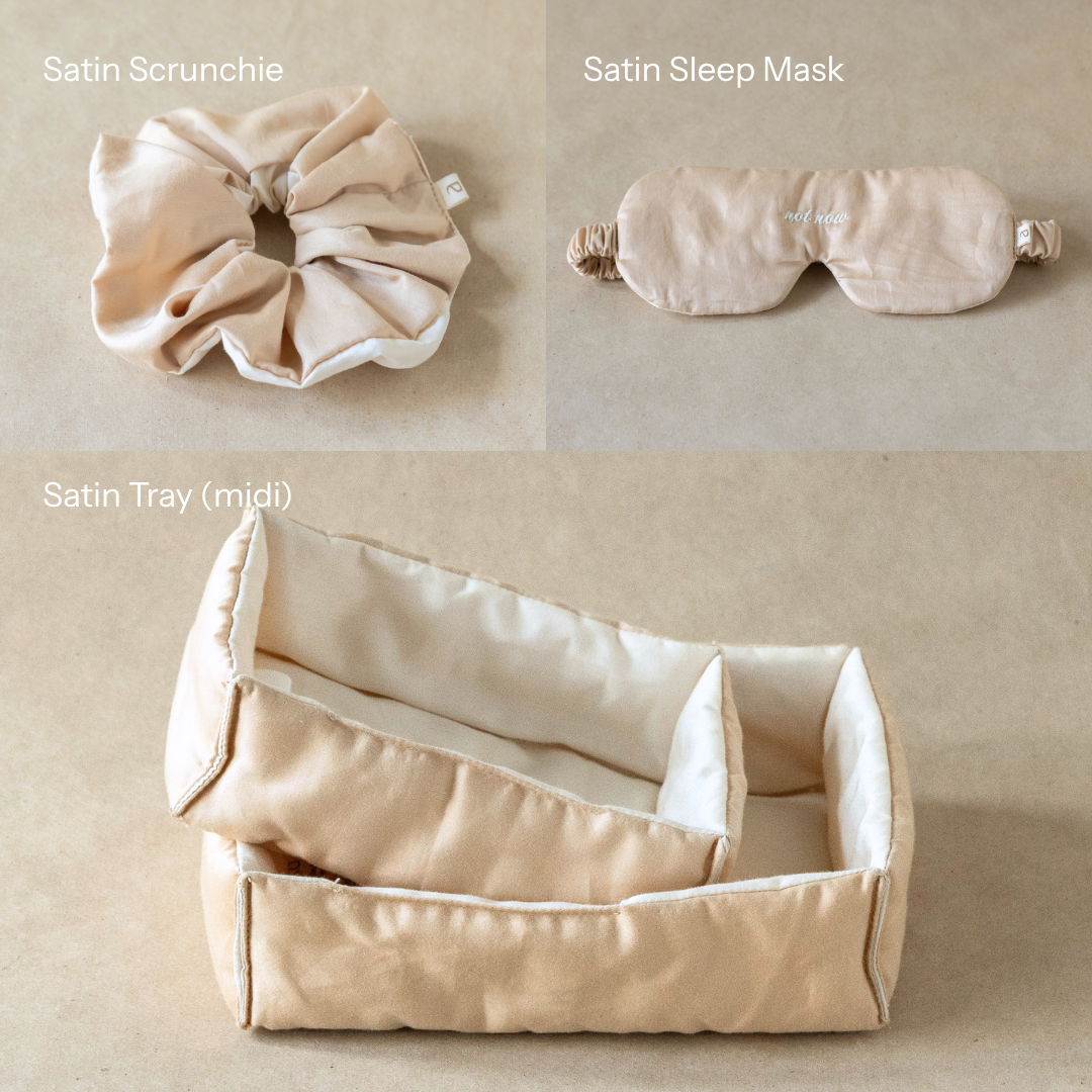 Soft Satin: Restful Rakhi Gift Set