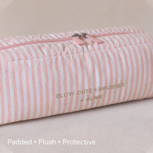 Puff Long Curl Pouch for Hair Supplies