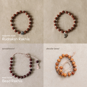 Rooted Traditions: Rakhi Set (4 Rakhis)