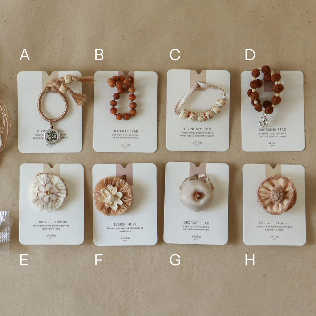 Petite Pouch Set (Pick Your Rakhi)