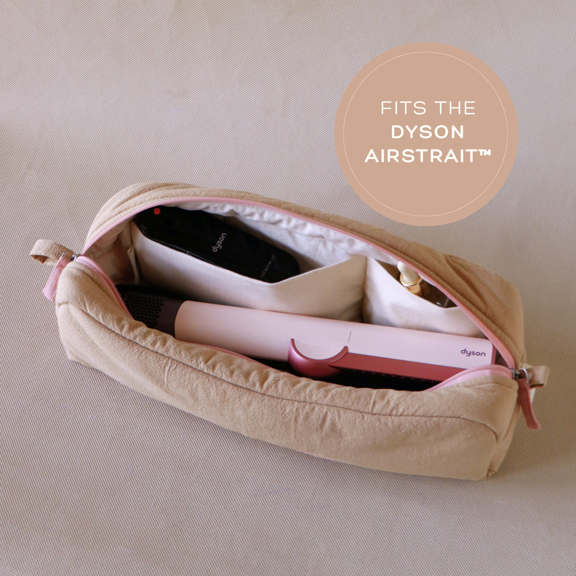 Puff Longer Pouch for Hair Supplies