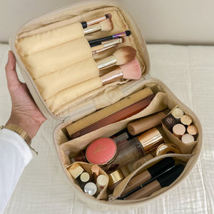 Crinkle Makeup Vanity Pouch